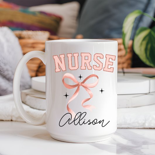 Rosa Coquette Nurse Tasse, Medizinstudium Grad Ges Kaffeetasse