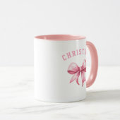 Rosa Coquette Sweet 16 University Tasse (VorderseiteRechts)