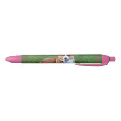 Rosa Corgi-Stift Kugelschreiber (Unterseite)