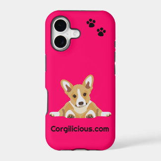 Rosa Corgi-Welpe iPhone 5 Fall