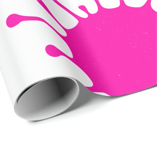 Rosa Coronavirus Geschenkpapier (Rolleneckpunkt)