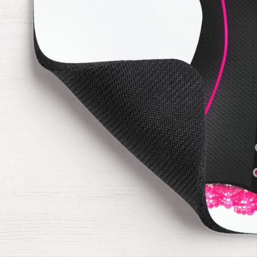Rosa Corset Mousepad (Ecke)