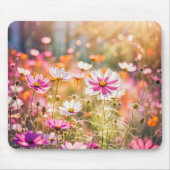Rosa Cosmos Garden Mousepad (Vorne)