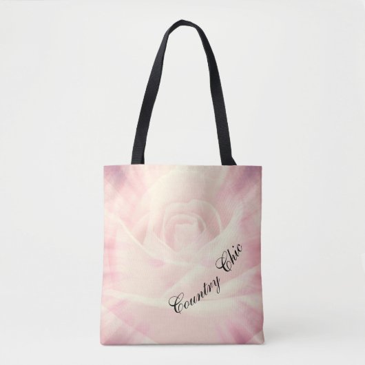 Rosa Country-Design Tasche (Vorderseite)