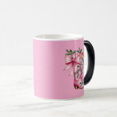 Rosa Cowboystiefel Verwandlungstasse (VorderseiteRechts)