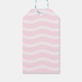 Rosa Cowgirl Boots Rodeo Geschenkanhänger (Rückseite)