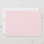 Rosa Cowgirl-Party Einladung (Rückseite)