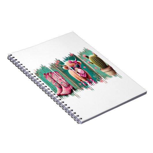 Rosa Cowgirl Valentine, Herz Notizblock (Rechte Seite)