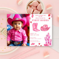 Rosa Cowgirl Wild West 1. Rodeo Geburtstagsparty