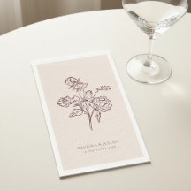 Rosa Creme & Burgund | Elegante Florale Hochzeit