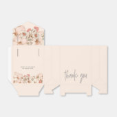 Rosa Creme Florals Datum Geschenkschachtel (Ungefaltet)