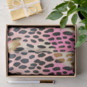 Rosa Creme Gold Leopard Seidenpapier (Geschenk)