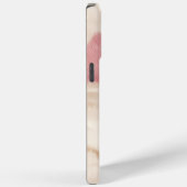 Rosa Creme Weißes Tier Case-Mate iPhone Hülle (Rückseite / Rechts)