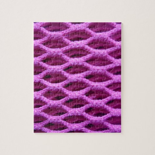 Rosa Crochet Look Puzzle (Vertikal)