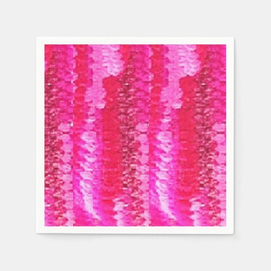 Rosa Crochet Napkins Serviette (Vorderseite)