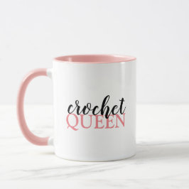Rosa Crochet Queen Tasse