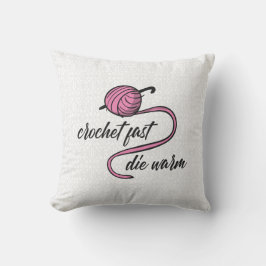 Rosa Crochet schnell, Die warm Kissen
