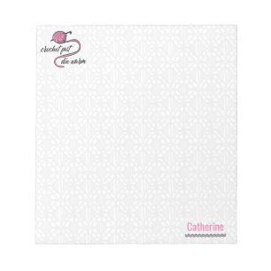 Rosa Crochet schnell, Die warm Notizblock