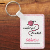 Rosa Crochet schnell, Die warm Schlüsselanhänger (Vorderseite)