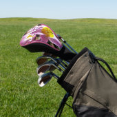 Rosa Crocses Frühlingsblume Golf Headcover (In SItu)