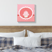 rosa Cupcake-Design Leinwanddruck (Insitu (Schlafzimmer))