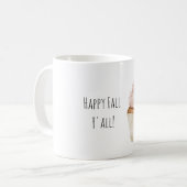 Rosa Cupcake Eichel Kaffeetasse (Vorderseite Links)