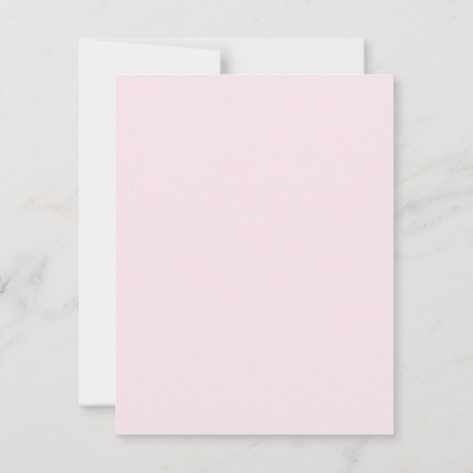 Rosa Cupcake Geburtstag Einladung (Rückseite)