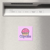 Rosa Cupcake Magnet (In Situ (Geschirrspüler))