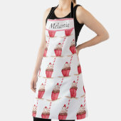 Rosa Cupcake Süßigkeiten Handgezogene Backwaren Ni Schürze (InSitu)