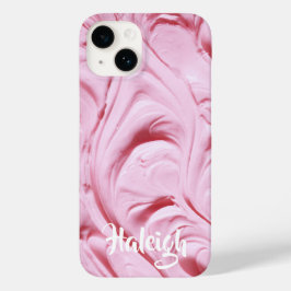 Rosa Cupcake Zuckerguss Personalisiert Case-Mate iPhone 14 Hülle