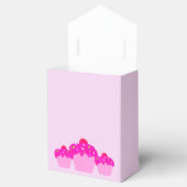 Rosa Cupcakes Geschenkschachtel (Geöffnet)