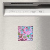 Rosa Cupcakes Kühlschrankmagnet (In Situ (Geschirrspüler))