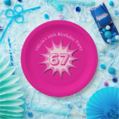 Rosa Custom 67 Meme  Pappteller (Party)