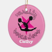 rosa Customizeable Tanz-Teamverzierung Keramikornament (Links)