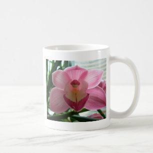 rosa Cymbidium Kaffeetasse