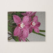 Rosa Cymbidium-Orchideen-Puzzlespiel Puzzle (Horizontal)