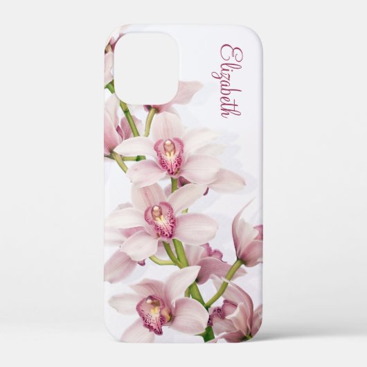 Rosa Cymbidium Orchideus Case-Mate iPhone Hülle (Rückseite)