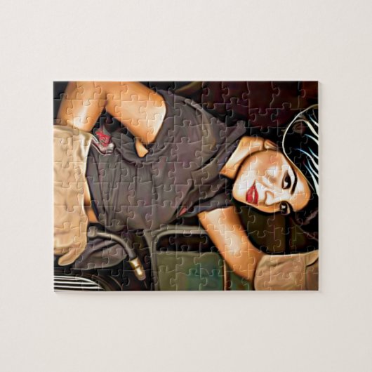 Rosa-d-Schweißer Puzzle (Horizontal)