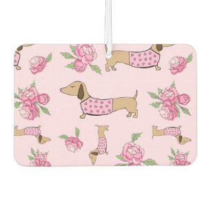 Rosa Dackel Dackel Dog Themed Autolufterfrischer