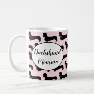 Rosa Dackel Momma Tasse