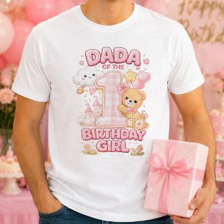 Rosa Dada des Geburtstagsmädchens Herren T-Shirt