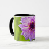 Rosa Dahlia, Aquarell-Effekt Tasse (Vorderseite Links)