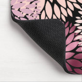 Rosa Dahlia Blume Blumengarten Romantik Mousepad (Ecke)