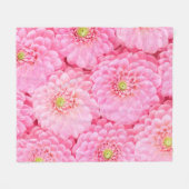 Rosa Dahlia Blume Hintergrund. Top-Ansicht. Fleecedecke (Vorderseite (Horizontal))