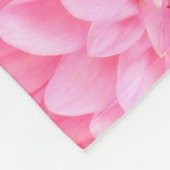 Rosa Dahlia Blume Hintergrund. Top-Ansicht. Fleecedecke (Ecke)