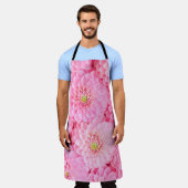 Rosa Dahlia Blume Hintergrund. Top-Ansicht. Schürze (Getragen)