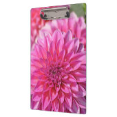 Rosa Dahlia-Blume Klemmbrett (Links)
