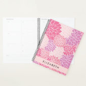 Rosa Dahlia-Blume, Muster der Blume, Ihr Name Planer (Anzeige)