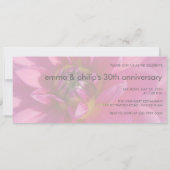 Rosa Dahlia Einladung (Rückseite)