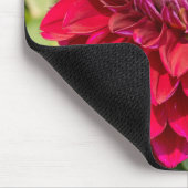 Rosa Dahlia, schöne Blumenfotografie Mousepad (Ecke)